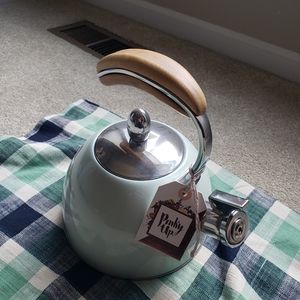 Pinky Up Pastel Blue Tea Kettle